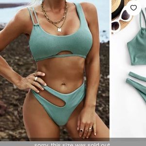 Zaful cut out bikini